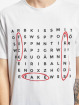 Mister Tee T-Shirt Crossword blanc