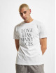 Mister Tee T-Shirt Love Has Many Faces blanc