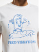 Mister Tee T-Shirt Food Vibrations blanc