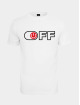 Mister Tee T-Shirt Off Button blanc
