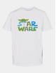 Mister Tee T-Shirt Kids - Star Wars Colorful Logo blanc