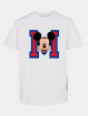 Mister Tee T-Shirt Mickey Mouse M Face blanc