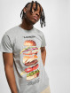 Mister Tee T-Shirt A Burger grau