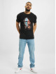 Mister Tee T-Shirt Half Face noir