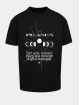 Mister Tee T-Shirt Moon Phases Oversize noir