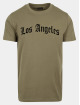 Mister Tee t-shirt Los Angeles olijfgroen