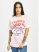 Mister Tee T-Shirt Troublemaker pink