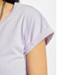 Mister Tee T-Shirt Ladies Grl Pwr purple