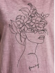 Mister Tee T-Shirt Ladies One Line Fruit rouge
