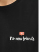 Mister Tee T-Shirt No New Friends schwarz