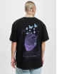Mister Tee T-Shirt Upscale Grid Head Butterfly Oversize schwarz