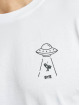 Mister Tee T-Shirt Ufo Drop weiß