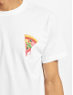 Mister Tee T-Shirt Create Your Pizza white