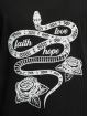 Mister Tee t-shirt Snake Love Faith Hope zwart