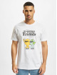Mister Tee T-shirts Support Your Friends hvid