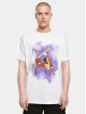 Mister Tee T-Shirty Basketball Clouds 2.0 Oversize bialy