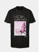 Mister Tee T-Shirty All Day Every Day Pink czarny