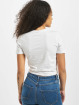 Mister Tee T-skjorter Ladies Tribal Cropped hvit