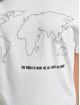 Mister Tee T-skjorter World Map hvit