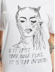 Mister Tee T-skjorter Ladies Inner Peace Sign hvit