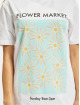 Mister Tee T-skjorter Ladies Flower Market hvit