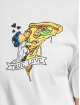 Mister Tee T-skjorter Pizza Love hvit