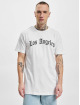 Mister Tee T-skjorter Los Angeles Wording hvit