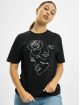 Mister Tee T-skjorter One Line Rose svart