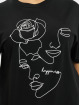 Mister Tee T-skjorter One Line Rose svart