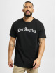 Mister Tee T-skjorter Los Angeles Wording svart
