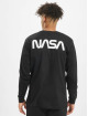 Mister Tee Tričká dlhý rukáv NASA Worm Logo èierna
