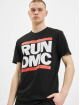 Mister Tee Tričká Run DMC Logo èierna