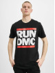 Mister Tee Tričká Run DMC Logo èierna