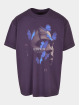 Mister Tee Upscale Camiseta Le Papillon Oversize púrpura