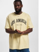 Mister Tee Upscale T-paidat L.A. College Oversize keltainen