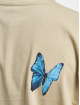 Mister Tee Upscale T-Shirt Le Papillon Oversize beige