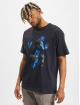 Mister Tee Upscale T-Shirt Le Papillon Oversize bleu
