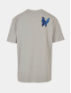 Mister Tee Upscale t-shirt Le Papillon Oversize grijs