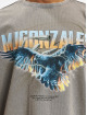 MJ Gonzales Camiseta Eagle V.2 Acid Washed Heavy Oversize gris