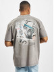 MJ Gonzales Camiseta Legends Never Die - Acid Washed Heavy Oversize gris