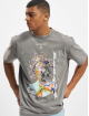 MJ Gonzales Camiseta Medusa Acid Washed Heavy Oversize gris
