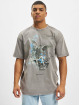 MJ Gonzales Camiseta Saint V.1 X Acid Washed Heavy Oversize gris