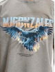 MJ Gonzales Camiseta Eagle V.2 Acid Washed Heavy Oversize gris