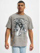 MJ Gonzales Camiseta Toxic V.2 Acid Washed Heavy Oversize gris
