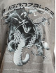 MJ Gonzales Camiseta Toxic V.2 Acid Washed Heavy Oversize gris