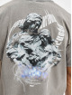 MJ Gonzales Camiseta Higher Than Heaven V.2 Acid Washed Heavy Oversize gris