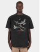 MJ Gonzales Camiseta Freedom X Acid Washed Heavy Oversized negro