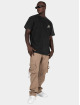 MJ Gonzales T-paidat Wave V.1 X Acid Washed Heavy Oversized musta