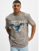 MJ Gonzales T-shirt Eagle V.2 Acid Washed Heavy Oversize grigio