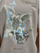 MJ Gonzales t-shirt Saint V.1 Acid Washed Heavy Oversize grijs